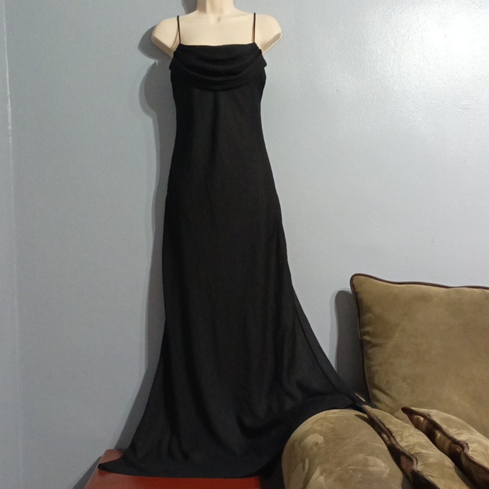 Onyx nite black formal long dress